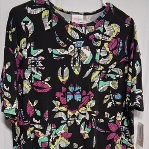 Colorful Abstract Lularoe Extra Small Women's Top New